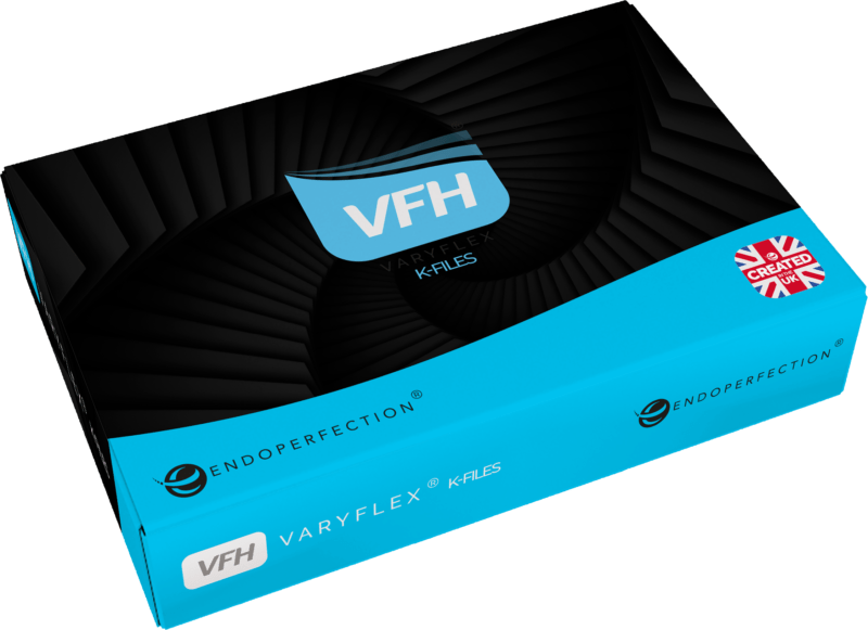 Vfh Rack VFH VaryFlex K-Files (Sterile) – VaryFlex Range from Endoperfection